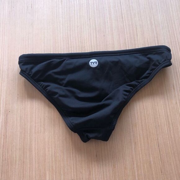 TYR Women's Black Competitive Swimsuit Bikini Bottoms - Picture 4 of 9